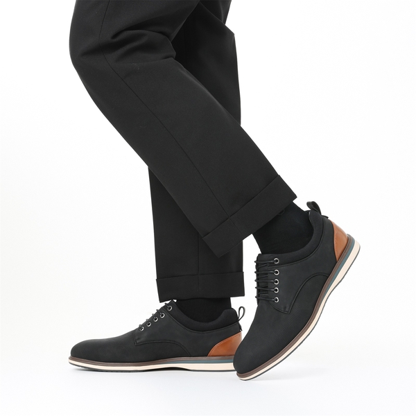 Men's Business Casual Oxford Shoes - BLACK - 6